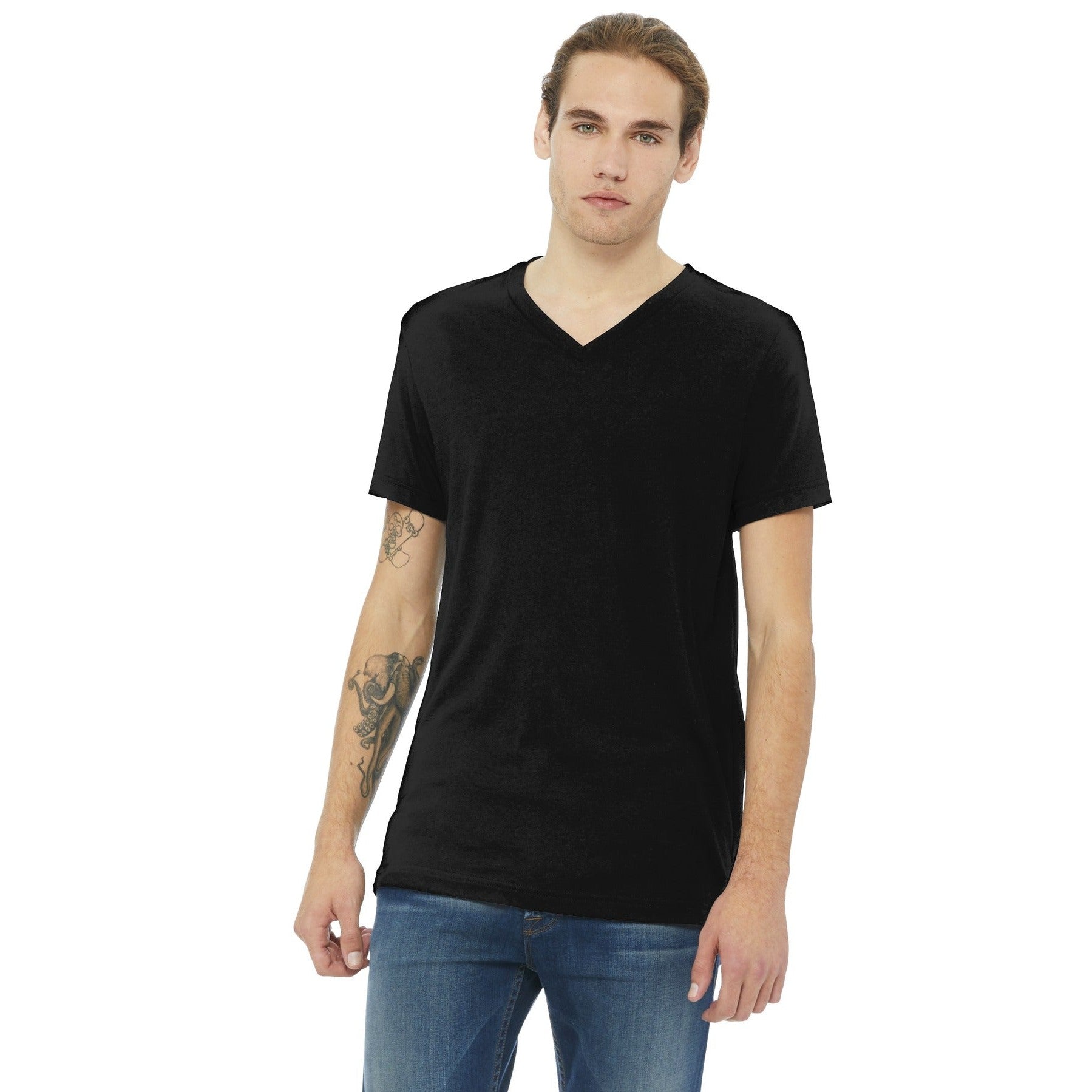 Bella + Canvas-BELLA+CANVAS ® Unisex Triblend Short Sleeve V-Neck Te. BC3415-MedTech-8